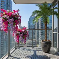 img of The 4-Season Patio: Rotating UV-Resistant Faux Plants Throughout the Year