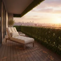 img of Balcony Privacy: Using Modular Artificial Hedges to Create a Secluded Retreat