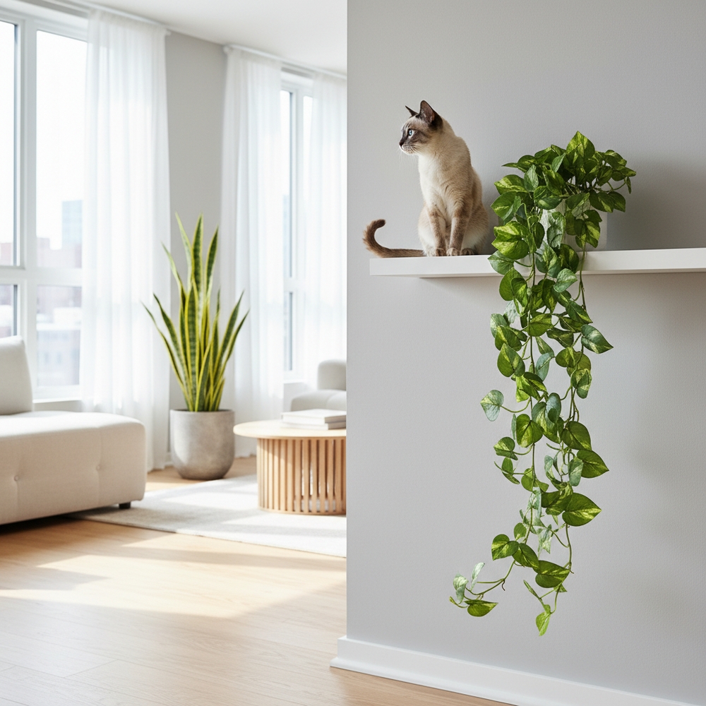 img of Greenery for Curious Cats: Why Faux is the Ultimate Safe Haven