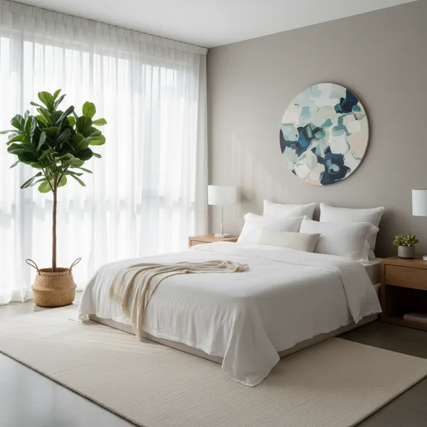 img of How to Style Your Bedroom with Fake Plants for a Relaxing Oasis