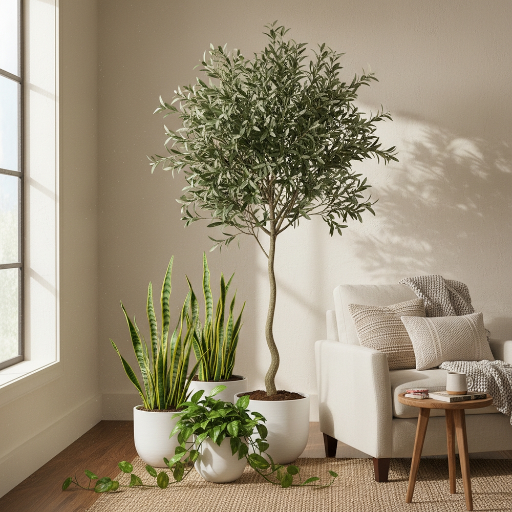 img of The Art of Layering: Mixing Artificial and Real Plants for a Designer Look