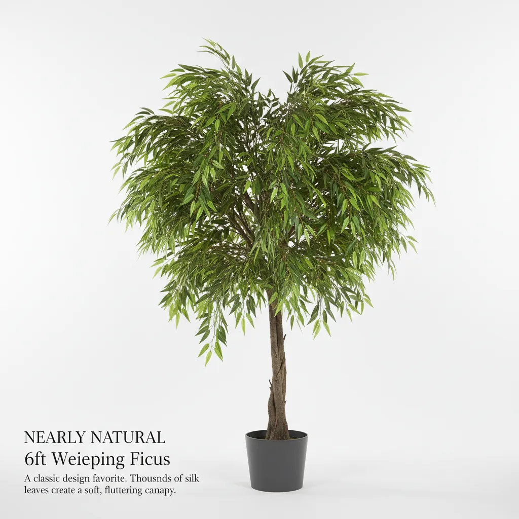 Nearly Natural 6ft Weeping Ficus