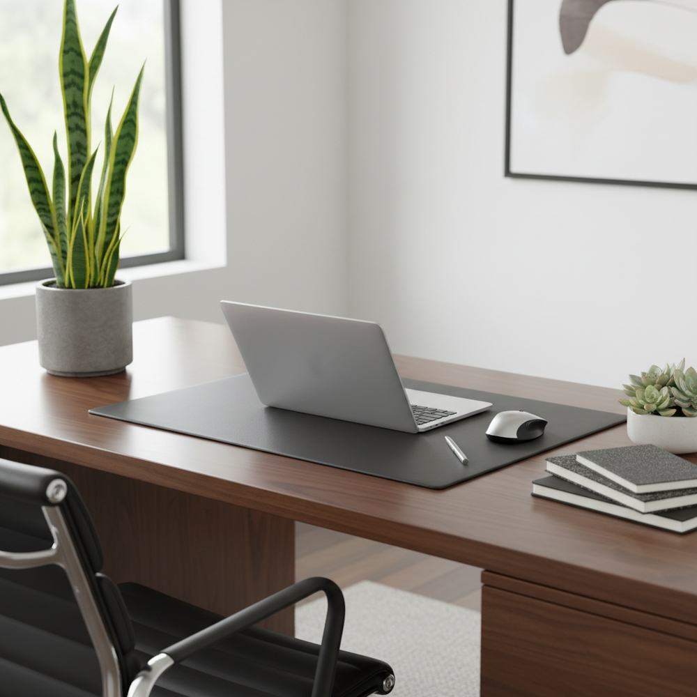 img of The Productive Desk: How to Style Your Workspace with Faux Greenery