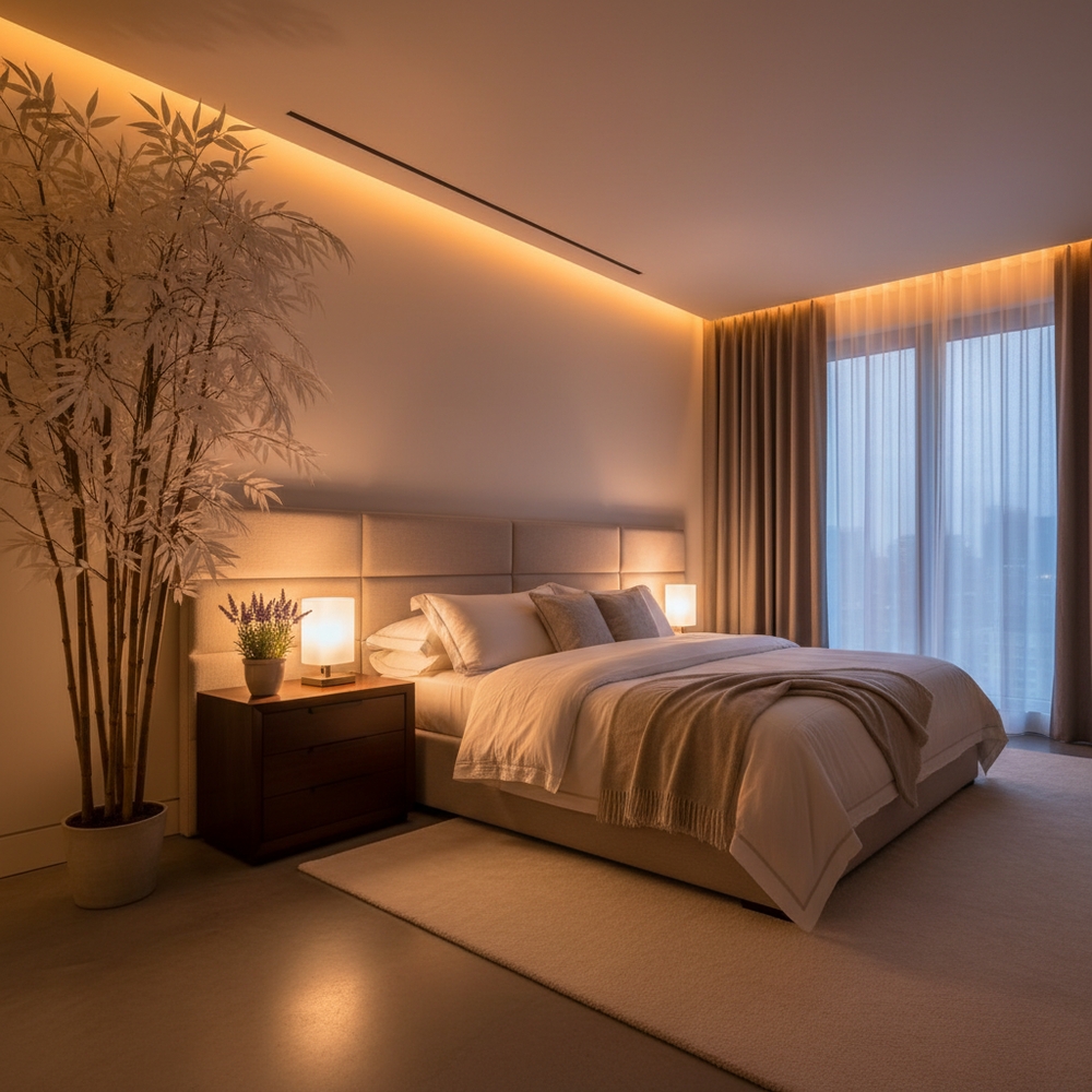 img of Sleep Better with Greenery: The Impact of Faux Plants in the Bedroom